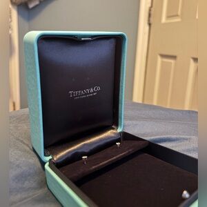 Tiffany & Co. Stud Earrings in Iconic Blue Box
